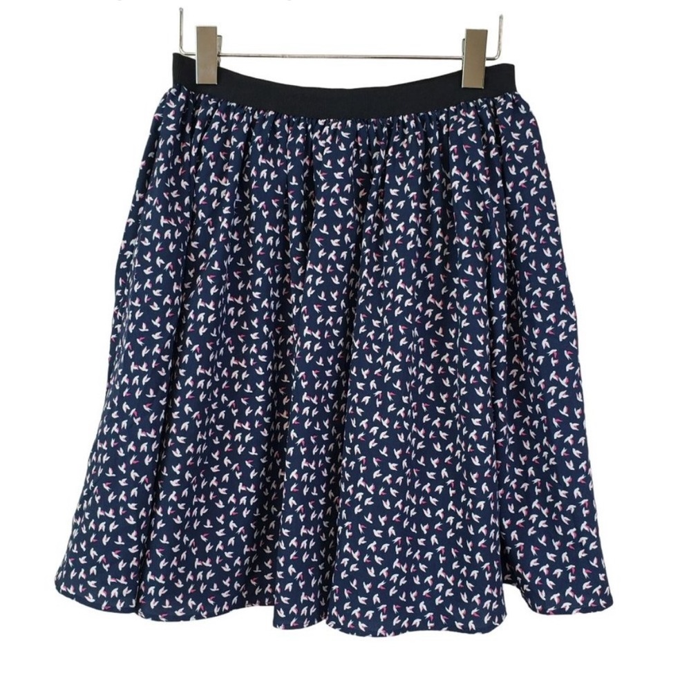 FRNCH Dove Print Mini Skirt Size Medium